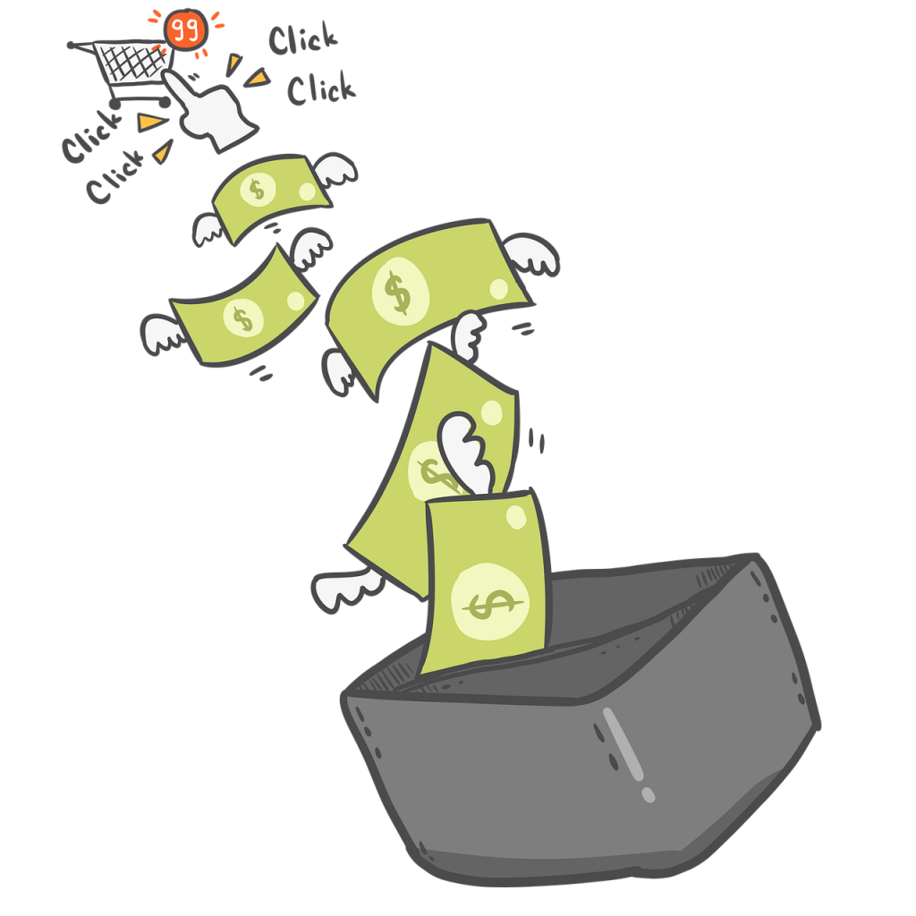 shopping, money, payment